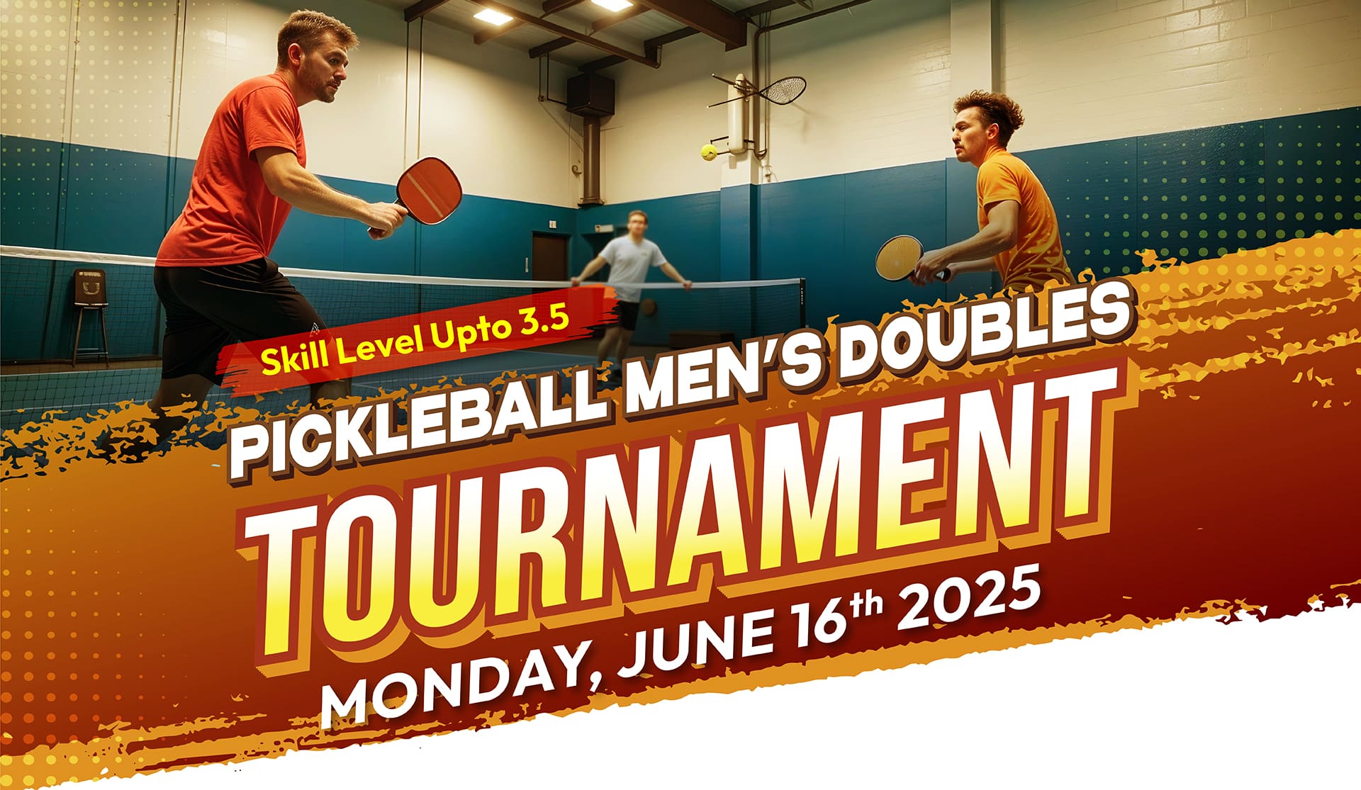 Men's Doubles Tournament Up to 3.5