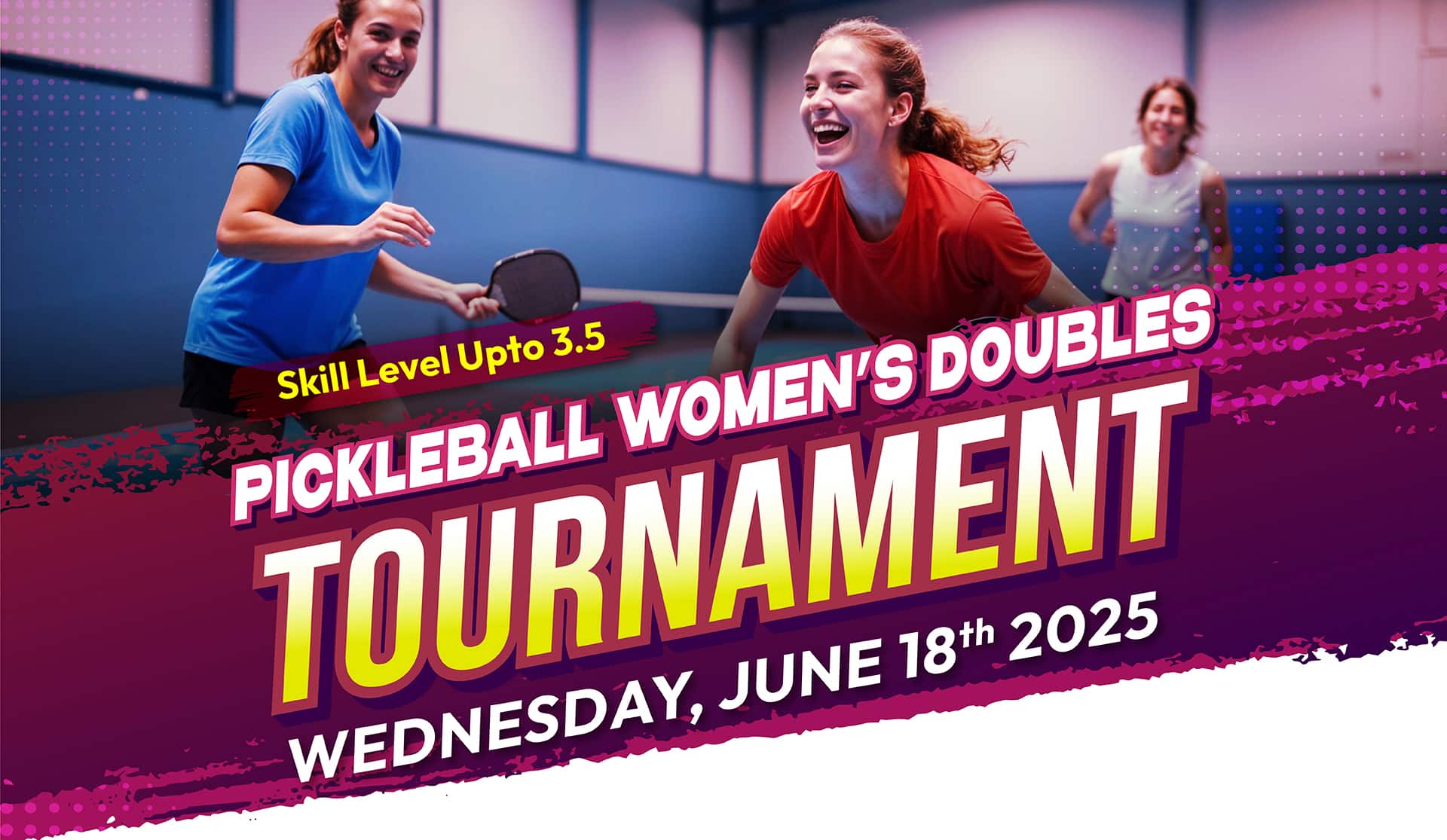 Women's Doubles Tournament Up to 3.5